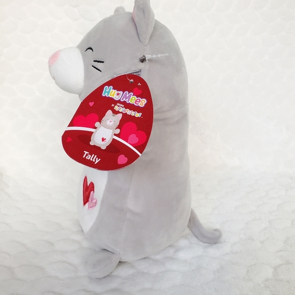 Tally Hugmees Squishmallows 10 Inch BNWT Valentines Day Cat Plush Toy - Picture 2 of 7